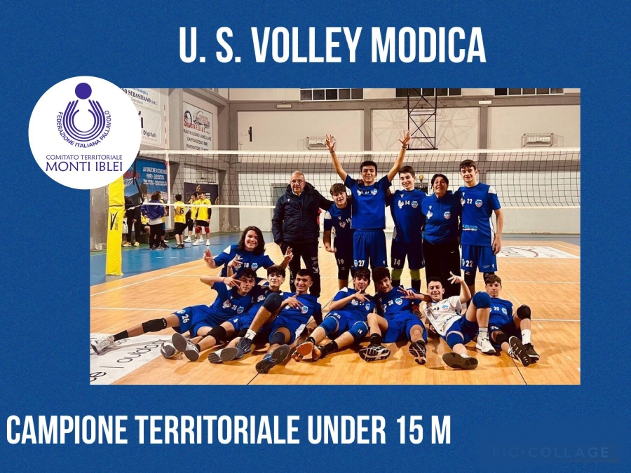 U.S. Volley Modica Campione Territoriale Under 15