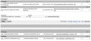 Under 14 Fem - Semifinali Calendario definitivo