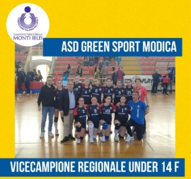 Asd Green Sport Modica vicecampione regionale Under 14 F