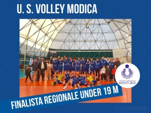 U.S. Volley Modica finalista regionale Under 19M