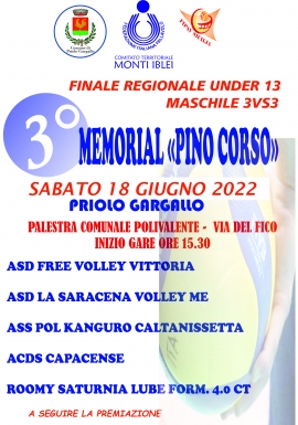 Finale regionale Under 13 M 3x3