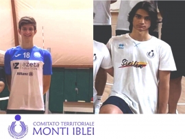 Michelangeli del Volley Club Avola ed Italia della Polisportiva Fitness Club Solarino al Trofeo delle Regioni in programma dal 27 giugno al 2 luglio a Salsomaggiore Terme