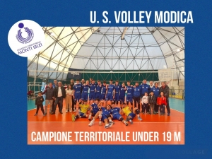 U.S. Volley Modica Campione Territoriale Under 19 M