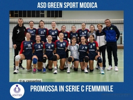 ASD Green Sport Modica Promossa in serie C Femminile