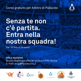 Indizione corso Arbitri indoor 2020/21