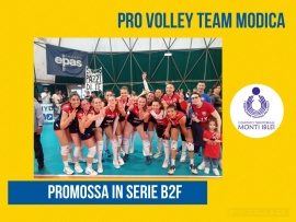 Pro Volley Team Modica promossa in Serie B2F