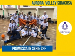 Aurora Volley Siracusa promossa in serie C Femminile